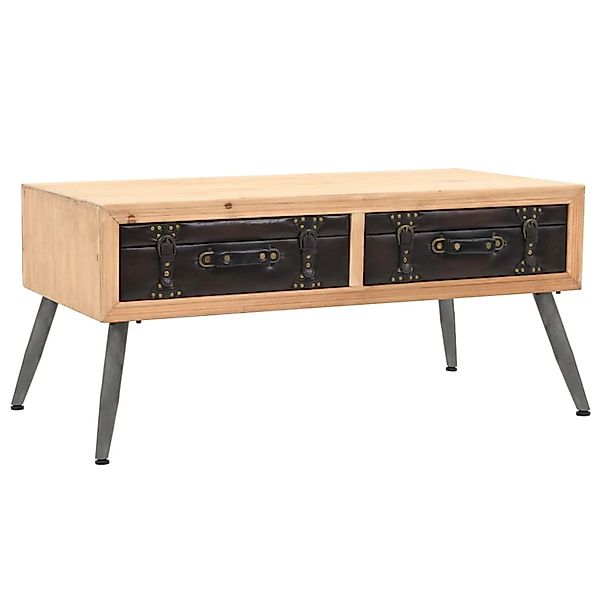 vidaXL Couchtisch Tannenholz Massiv 115 × 55 × 50 cm 245777 günstig online kaufen