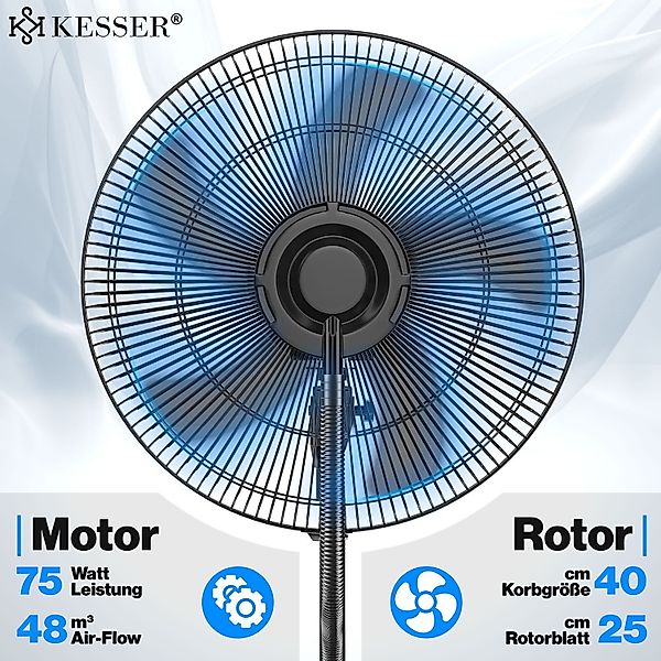 KESSER Standventilator, Stand-Ventilator Frosty mit Wasser günstig online kaufen