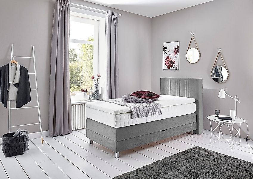 Westfalia Schlafkomfort Boxspringbett wahlweise mit Bettkasten und Topper günstig online kaufen