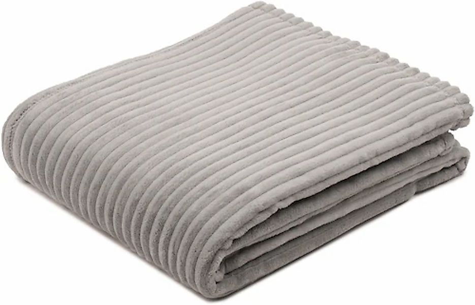 Gözze Wohndecke »Feincord Kuscheldecke«, flauschig weich und wohlig warm günstig online kaufen