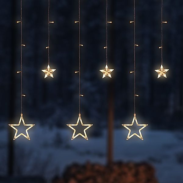 my home LED-Lichtervorhang Evara, 69-flammig, LED-Lichtervorhang günstig online kaufen