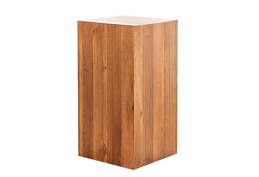 riess-ambiente Beistelltisch COLUMNA 50cm braun - Akazien-Massivholz, Pflan günstig online kaufen