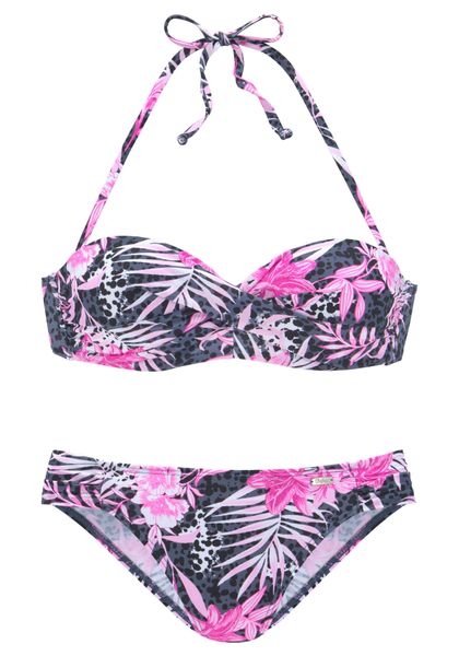 Buffalo Bügel-Bandeau-Bikini im Mustermix günstig online kaufen