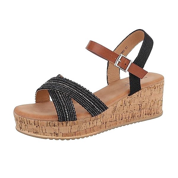 Ital-Design Damen Freizeit Plateausandaletten (86706677) Keilabsatz/Wedge günstig online kaufen