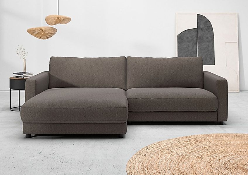 Home affaire Ecksofa »Ecksofa Jiro, L-Form, große Sitztiefe, Breite 265 cm« günstig online kaufen