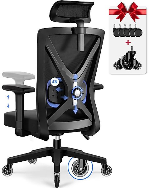 Hiazurm Bürostuhl Bürostuhl, Chefsessel, Ergonomischer Schreibtischstuhl, günstig online kaufen