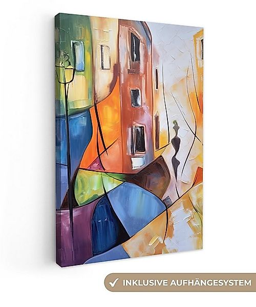 OneMillionCanvasses® Leinwandbild Abstrakt - Kunst - Malerei - Farben, Foto günstig online kaufen