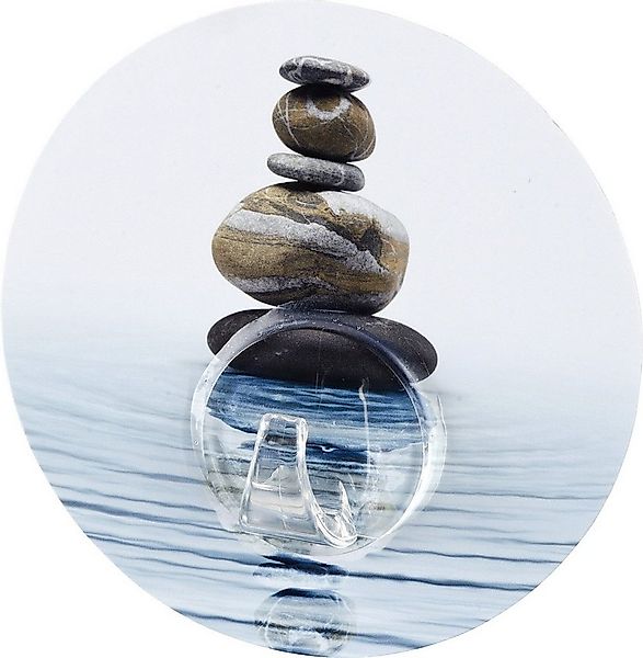 WENKO Handtuchhaken Wenko Static-Loc Wandhaken Uno Kunststoff, Design: günstig online kaufen