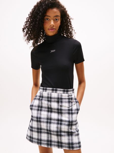 Tommy Jeans Kurzarmshirt TJW SLIM SILVER günstig online kaufen