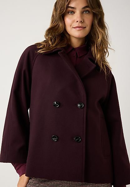 MORE&MORE Cabanjacke Velours A-Line Jacke günstig online kaufen