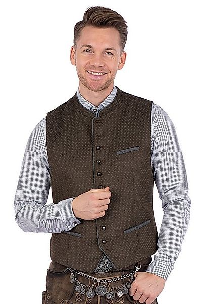 MarJo Trachtenweste Trachtenweste - GABRIEL - anthrazit, moosbraun günstig online kaufen