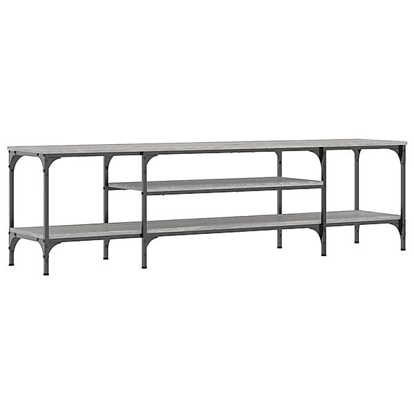 VidaXL TV-Schrank Grau Sonoma 161x35x45 cm Holzwerkstoff & Eisen günstig online kaufen