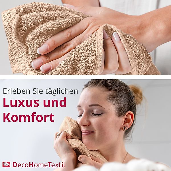 DecoHomeTextil Heimtextilmanufaktur Handtuch Handtuch Set 100% günstig online kaufen