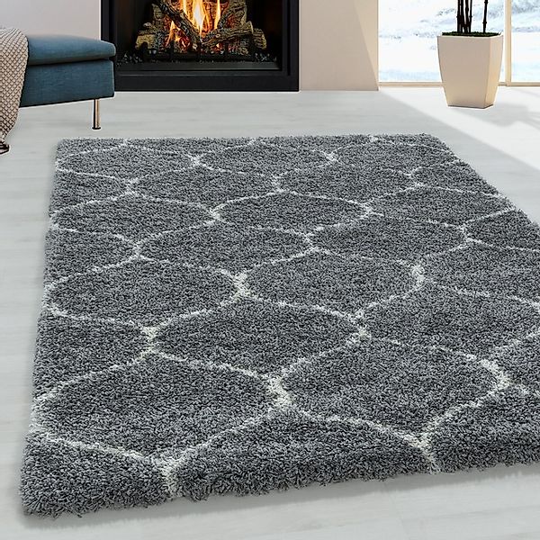 Ayyildiz Teppiche Hochflor-Teppich »SALSA 3201«, rechteckig, 50 mm Höhe, au günstig online kaufen