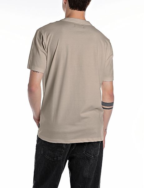 Replay T-Shirt mit Logostickerei auf der Brust günstig online kaufen