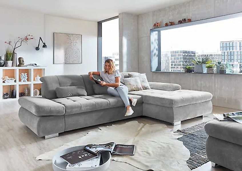 Die PlanBar Ecksofa »MP-IN17004 L-Form«, wahlweise mit Funktion, Federkern günstig online kaufen