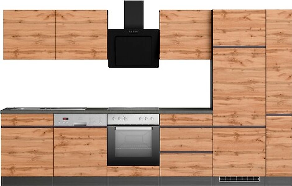 KOCHSTATION Küchenzeile »KS-Riesa« Stellbreite 330 cm, wahlweise mit oder o günstig online kaufen