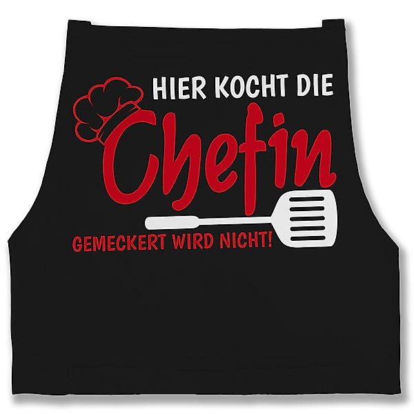 Shirtracer Kochschürze Hier kocht die Chefin günstig online kaufen
