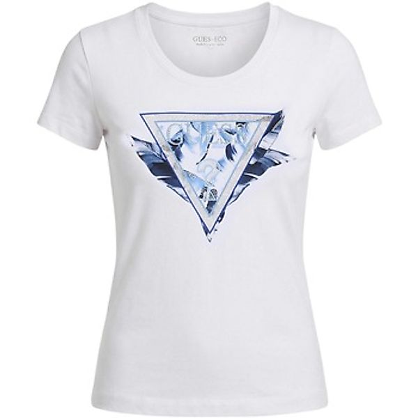 Guess  T-Shirt SS CN FEATHER TRIANGLE TEE W6GI11 K3026 günstig online kaufen