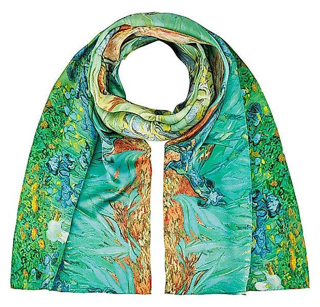 von Lilienfeld Seidenschal Schal 100% Seide Vincent van Gogh: Iris Blumen K günstig online kaufen