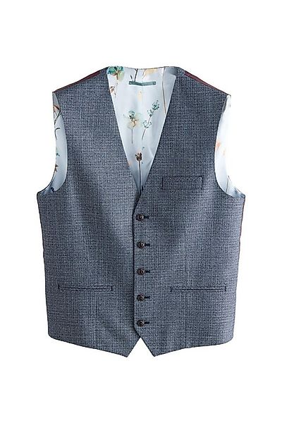 Next Anzugweste Regular Fit Anzugweste mit Zierdetail (1-tlg) günstig online kaufen