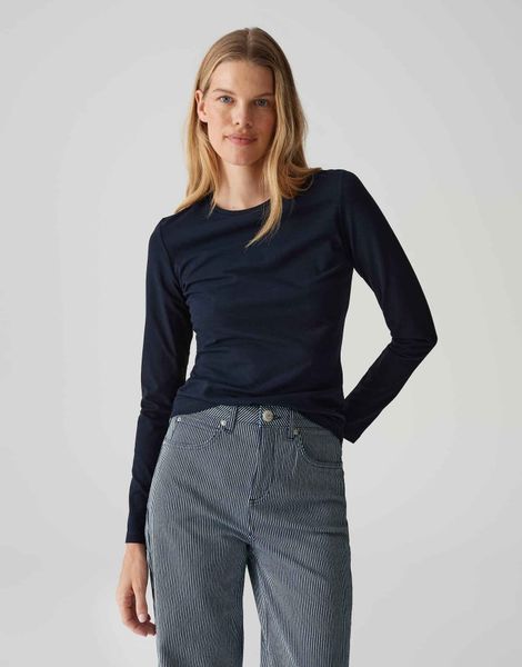 OPUS Langarmshirt SMILLA aus Jersey figurbetont günstig online kaufen