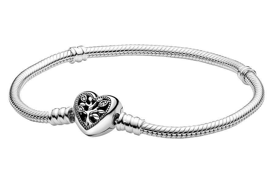 Pandora Silberarmband Damen-Armband Moments Familienstammbaum Herz-Verschlu günstig online kaufen