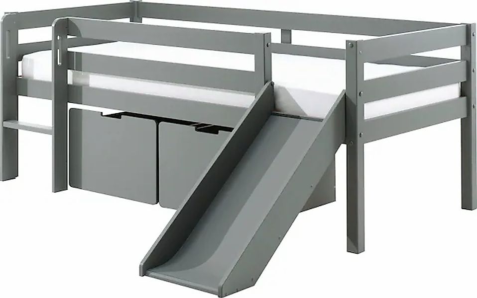 Vipack Spielbett »Pino, Kiefer massiv, mit Rolllattenrost, 2 Rollboxen, Mad günstig online kaufen
