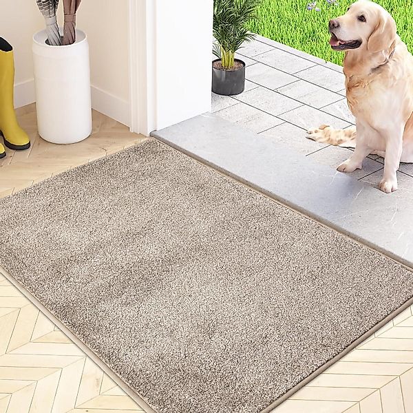 FCSDETAIL Fußmatte Schmutzfangmatte rutschfest waschbar 60x90cm günstig online kaufen