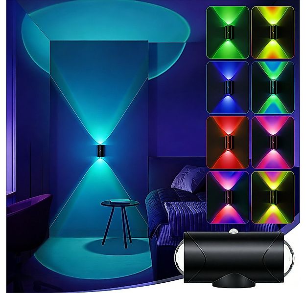 PRIISF Wandleuchte LED Wandlampe Innen Wandlicht Flur Strahler Leuchten Bew günstig online kaufen