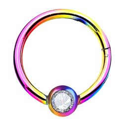 Taffstyle Nasenpiercing Titan Septum Segment Ring günstig online kaufen