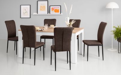 Home affaire 4-Fußstuhl Bergamo (Set, 6 günstig online kaufen