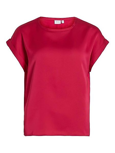 Vila T-Shirt Satin Blusen Kurzarm Basic Glänzend VIELLETTE VIELLETTE S/S SA günstig online kaufen