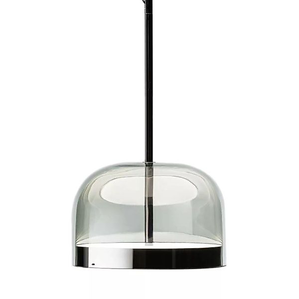 Fontana Arte - Equatore LED Pendelleuchte H64cm - schwarz, nickel/glänzend/ günstig online kaufen