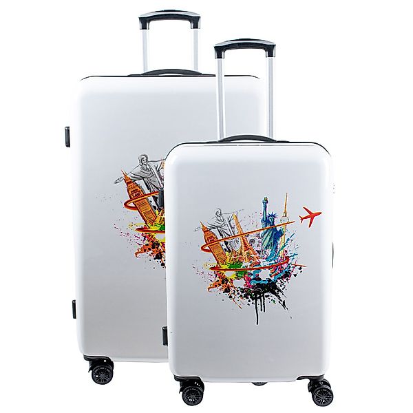 Crosstravel Kofferset Voyage, 4 Rollen, (Größe günstig online kaufen