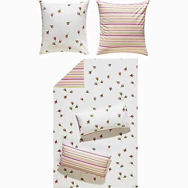 REDBEST Bettwäsche Wendebettwäsche, Biber, 2 teilig, günstig online kaufen