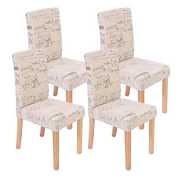 CHEFGASTRO Esszimmerstuhl 4er-Set Klassisch & Zeitlos 90x43x56cm Sitzhöhe 4 günstig online kaufen