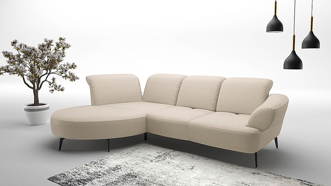 sit&more Ecksofa "Dance", inkl.System Click&Seat und Sitztiefenverstellung günstig online kaufen