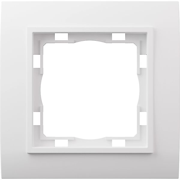 Elektromaterial Abdeckrahmen Vilma 1-fach Weiß günstig online kaufen