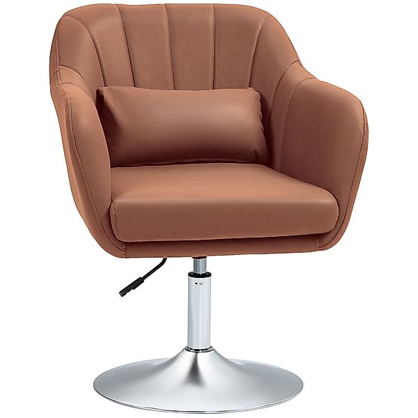 HOMCOM Lounge-Sessel Relaxstuhl Schlafzimmerstuhl hoher Komfort - Lordosenk günstig online kaufen