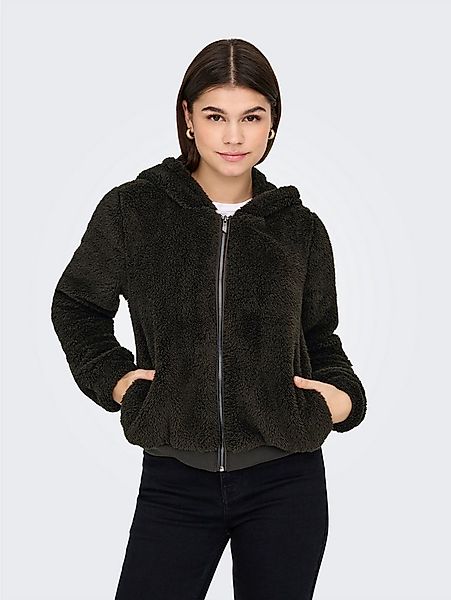 ONLY Kapuzenplüschjacke ONLNEWANNA CONTACT SHERPA JKT OTW NOOS Kunstfaser günstig online kaufen