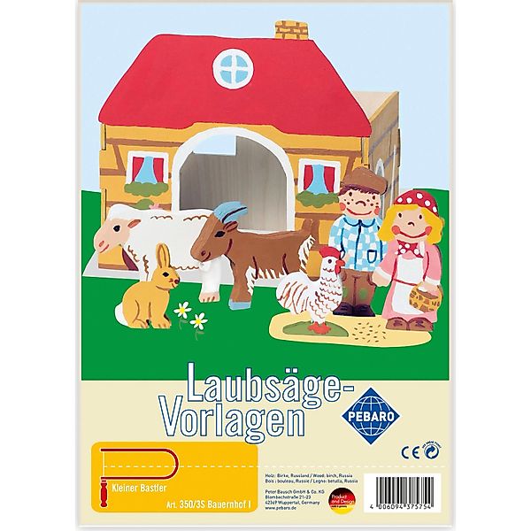 Pebaro Laubsägevorlage Bauernhof I günstig online kaufen