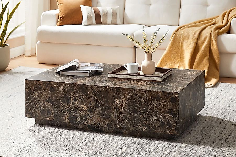 SalesFever Couchtisch "Almeria Beistelltisch: Stilvoller Couchtisch 120/75 günstig online kaufen