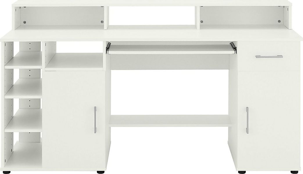 VOGL Möbelfabrik Schreibtisch Timra mit Monitoraufsatz, Tastaturauszug & To günstig online kaufen