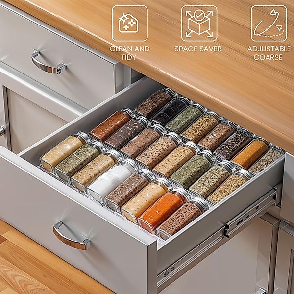 Belle Vous Gewürzregal Ausziehbares Gewürzregal - günstig online kaufen