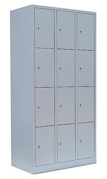 Steelboxx Fächerschrank 12Fächer Schließfachschrank Wertfachschrank Spind 1 günstig online kaufen