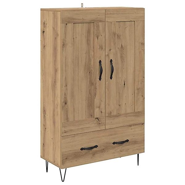 vidaXL Highboard Artisan-Eiche 69,5 x 31 x 115 cm Holzwerkstoff 882569 günstig online kaufen
