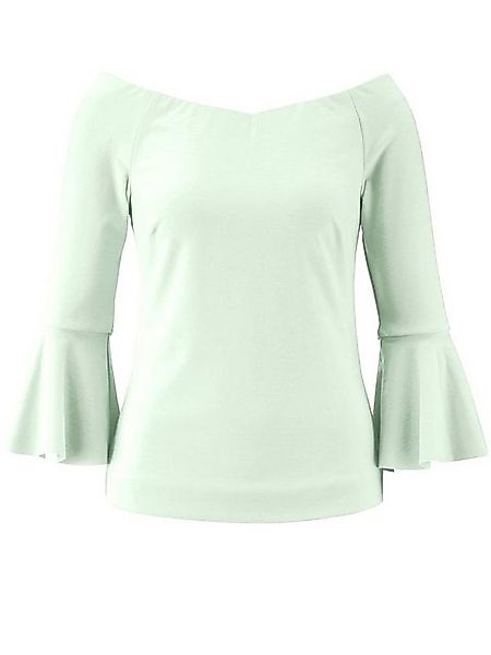 heine T-Shirt Heine Damen Blusenshirt mit Volants, mint günstig online kaufen