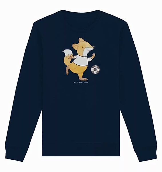 Mr. & Mrs. Panda Longpullover Größe M Fuchs Fußball spielen - French Navy - günstig online kaufen