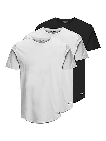 Jack & Jones Rundhalsshirt JJENOA TEE SS CREW NECK 3PK MP NOOS (Packung, 3- günstig online kaufen